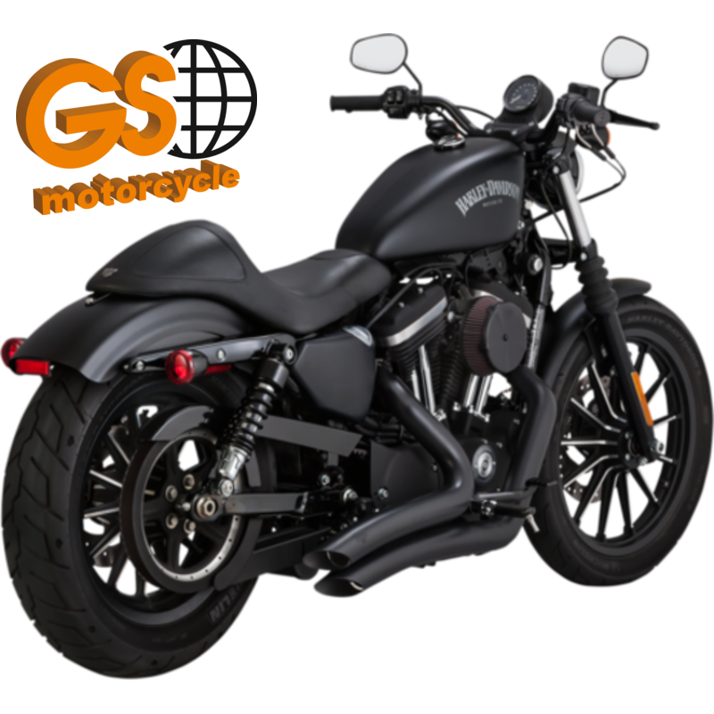 m*a様 VANCE&HINES ☆スポーツスター14’以降☆ Escapamento Vance & Hines - Big Radius 2-em-2 - Preto